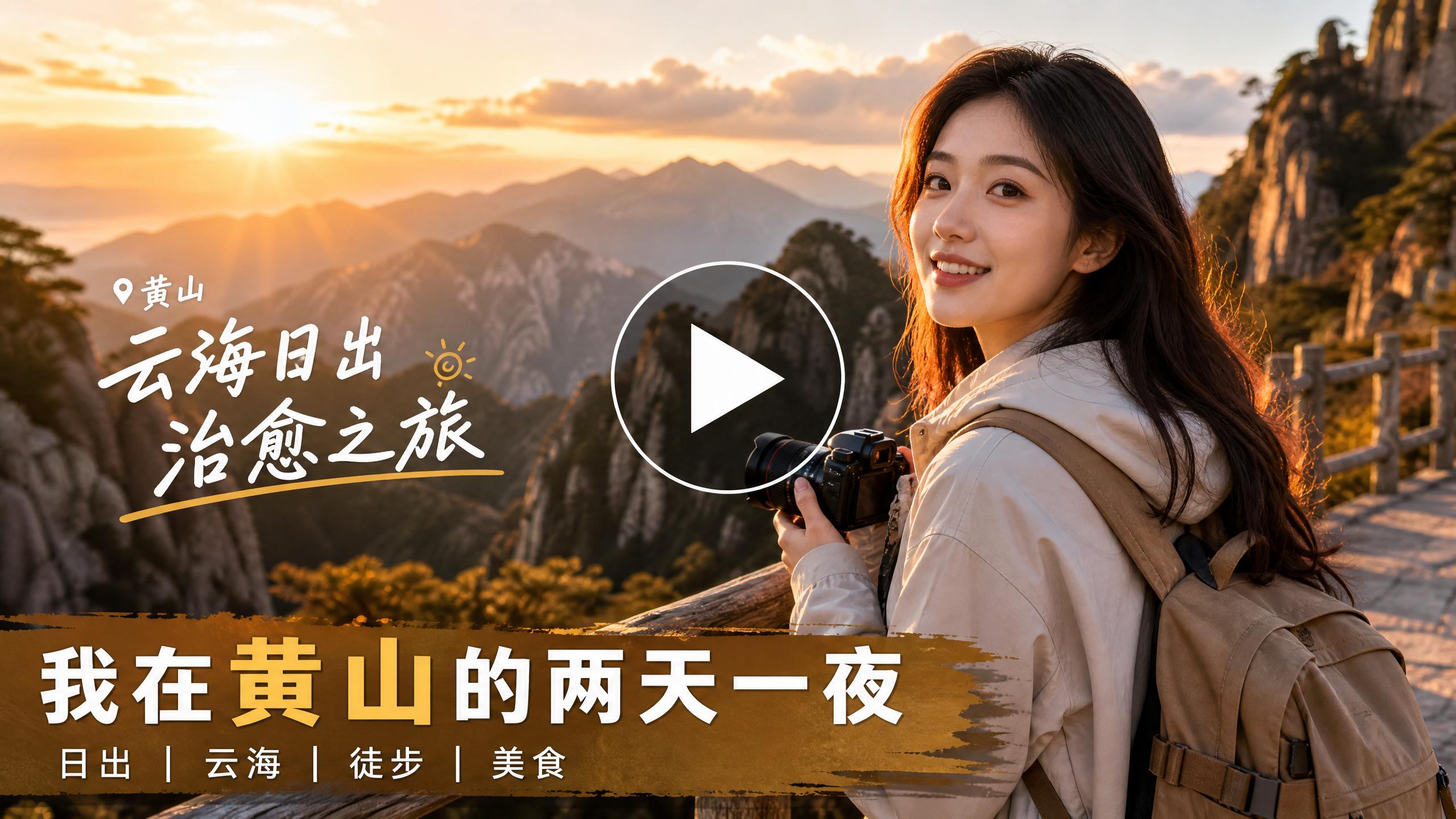 里番网 - 黄山云海日出治愈之旅视频教程