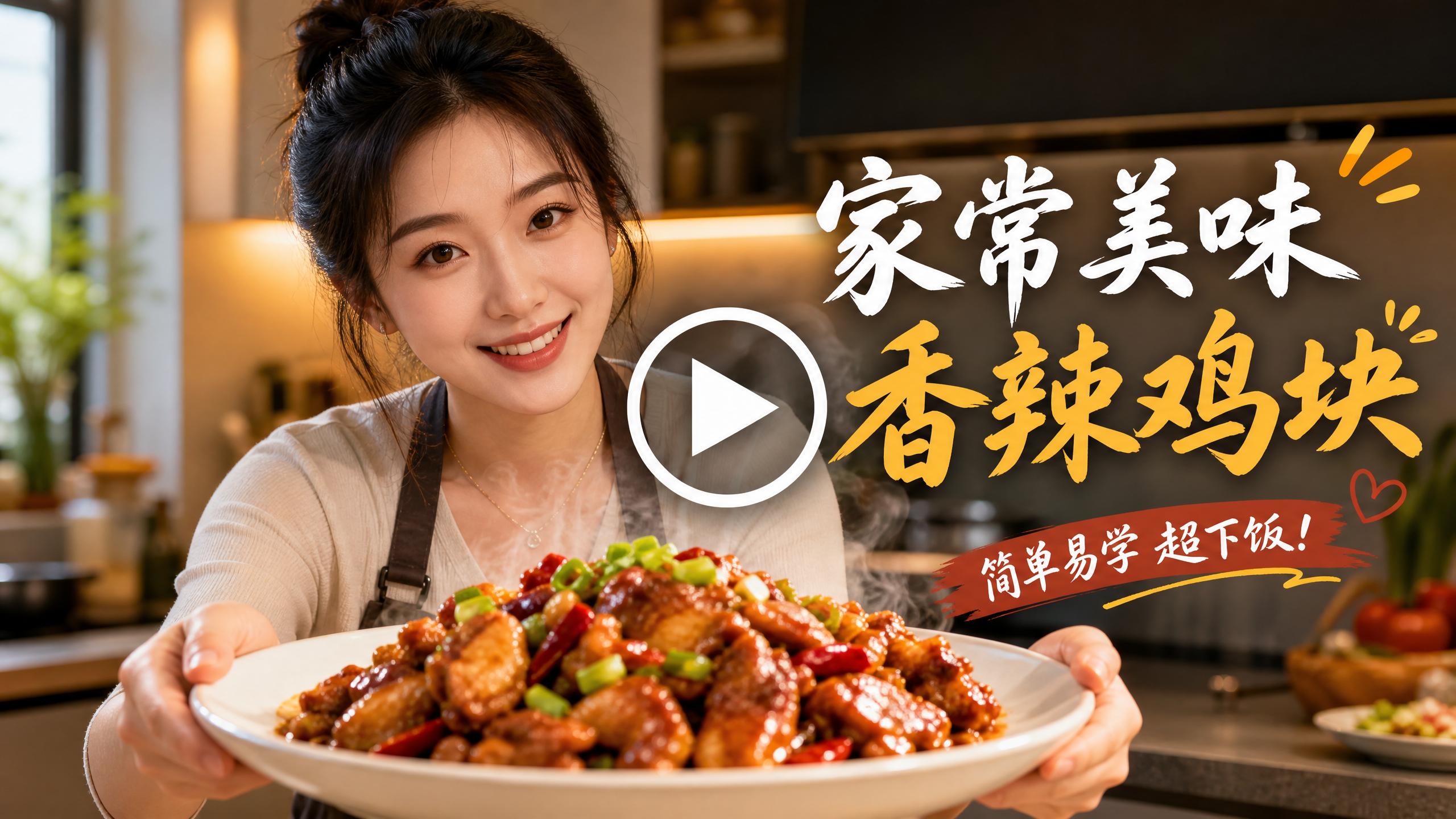 里番网 - 家常美食香辣鸡块视频教程